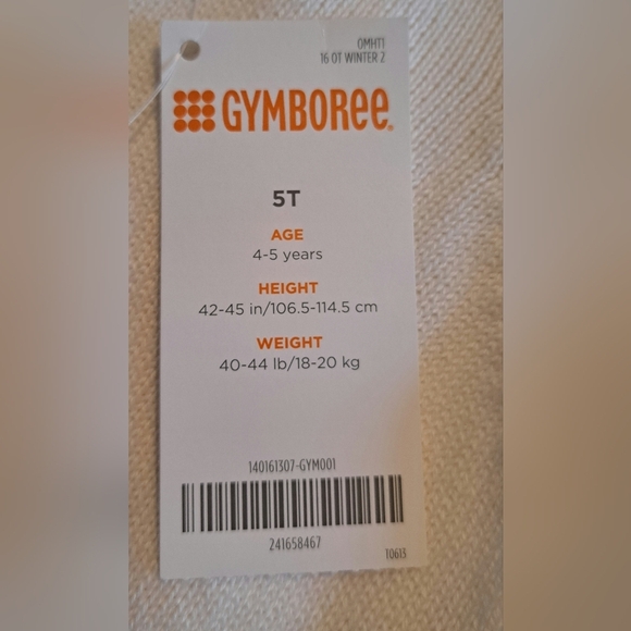 Gymboree Outlet girls size 5T sweater dress, snowflake designs, New - Picture 5 of 5